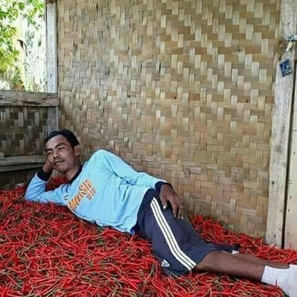 Kreasi kocak dari cabai ini bikin kamu tepuk jidat